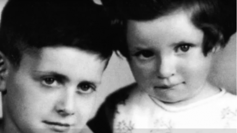 George en Ursula Levy, twee Joodse kinderen uit Duitsland.